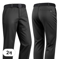 MAN IN MODE 2件組 男款輕量耐穿工作褲 + 腰帶