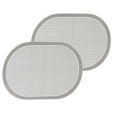 軟珪藻土地墊, 淨白, 2個