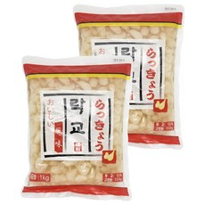 Hana Toho Food 醃蕗蕎 袋裝, 2個, 1kg