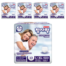 Chamsarang 男女通用實惠褲型成人紙尿褲, 10枚入, 5個