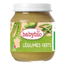 babybio 生機鮮蔬泥 碧綠蔬菜, 130g, 1罐