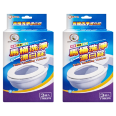 MIKA HOUSE 橘之屋 馬桶洗淨漂白錠 3顆, 20g, 2組