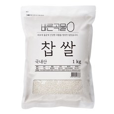 바른곡물 국산 찹쌀, 1개, 1kg