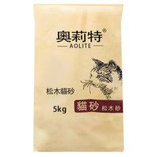 AOLITE 奧利特 環保松木砂量販包, 1個, 5kg, 無香味