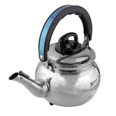 泉光牌 ST笛音電壺 20cm, 銀色 + 黑色, 3L, 1個