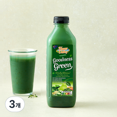 해피밸리 굿니스 그린 주스, 3개, 1L