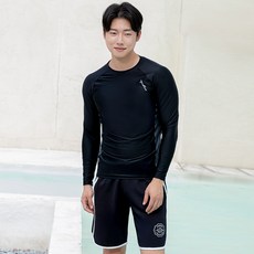 aquatica 男性專用 only one 防曬上衣 + 四角泳褲套裝 AQAMAH