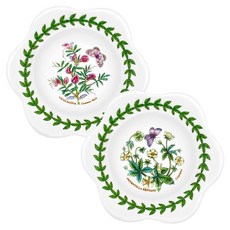 PORTmeIRION 波特玫琳恩 植物園深碗茶蠟燭臺2件組, 1套, 混合色