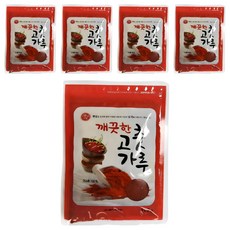 햇살나래 깨끗한 고춧가루, 100g, 5개