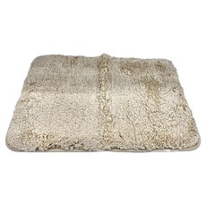 毛絨絨吸水加厚防滑地墊, 米黃色, 1個