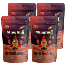 머거본 불닭볶음 아몬드, 200g, 4개