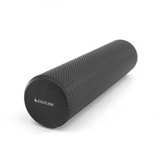 EGOJIN 泡棉滾筒 柔軟EVA肌肉按摩, 1個, 冷酷黑