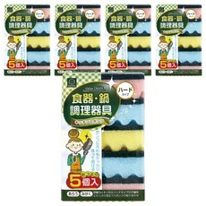 KOKUBO 小久保 廚房餐具用清潔海綿 10.5 x 6 x 3.5cm, 5包