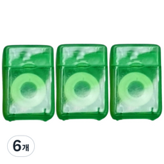 法官日常便攜式牙線綠色, 6個, 1入