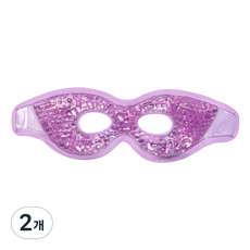 Toppia 舒適涼感眼罩 淡紫色, 2個, 1入