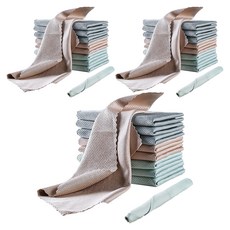 ASSARE 廚房浴室多用途無痕萬能清潔神奇抹布, 30個