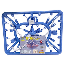 伸展實業 長方形晾曬架24夾 ST1076B 43 x 32cm, 藍色, 1個