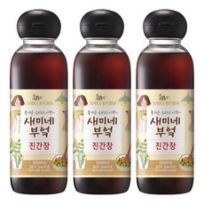 샘표 새미네부엌 진간장, 450ml, 3개