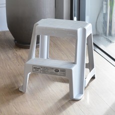 JEJ ASTAGE 防滑二階登高階梯椅 高43cm 1個, 灰色