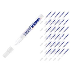 munhwA 油漆麥克筆 白色, 1 種顏色, 1套