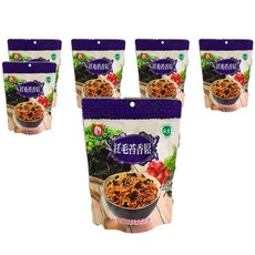 台塑餐飲 紅毛苔香鬆, 口味豐富，素食族必備, 250g, 6包