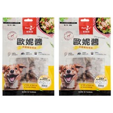 Bernice 柏妮絲 歐妮醬 夾心燒 狗零食 160g 低脂高適口性, 雞肉+野菜, 2包