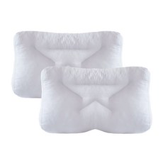 ReSleep 頂級側睡專用記憶棉頸椎枕 + 收納袋組合, 淺灰色, 1套