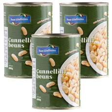 SAN GIULIANO 卡納利尼白豆, 3個, 400g