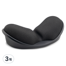 Home Planet 記憶棉滑鼠護腕墊, 黑色, 3個
