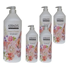 KERASYS 甜美花香香水沖洗液, 1L, 5個