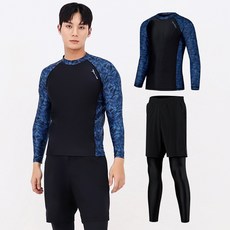아쿠아티카 남성용 래쉬가드 상하의 세트 AQAMAS-PL