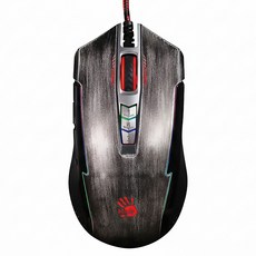 A4TECH 雙飛燕 bloodY 血手幽靈 Bloody P93 電競 RGB Wired 滑鼠 黑色 5000 DPI A4MS-P93 全彩動漫