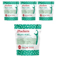 plackers 派樂絲 微細薄荷牙線, 8cm, 300入, 4個