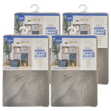 UdiLife 收納大師 三層櫃抽屜收納箱, 38 x 26.5 x 27cm, 顏色隨機, 4個