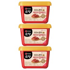 清淨園 Sunchang 黃金糙米韓式辣椒醬 減辣版, 500g, 3個