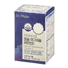 Dr. Phyto 鈣鎂維他命D聚γ-麩醯胺酸, 90片, 1個