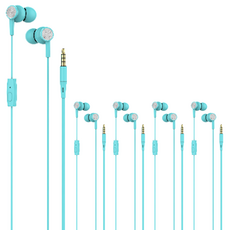 갓템바바 커널형 컬러 유선이어폰 5p, S-08, 그린