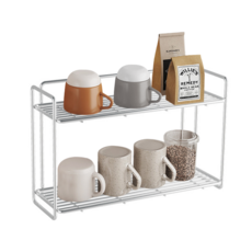 Teal House 不鏽鋼多用途層架, 銀色, 1個