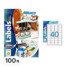 正確標籤紙, 40格, 100個