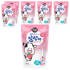 Shower mate 柔潤泡泡洗手液補充包 草莓牛奶香, 6包, 250ml