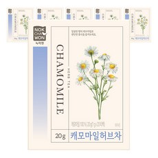 녹차원 캐모마일 허브차, 1g, 20개입, 6개