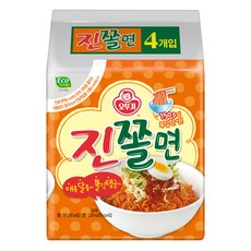 오뚜기 진쫄면, 150g, 4개