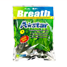 A star AB多效雙頭潔牙骨 大包 L, 240g, 1包, 葉綠素 + 薄荷 + 迷迭香