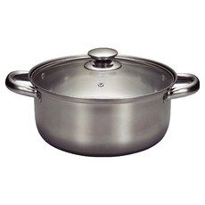 SILWA 西華名鍋 304不鏽鋼湯鍋 直徑22cm, 銀色, 1個
