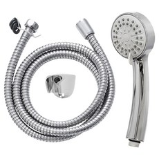 ForeverFun 永悅 潮流三段按摩鍍鉻蓮蓬頭組, 軟管約150公分, A123-66, 1組