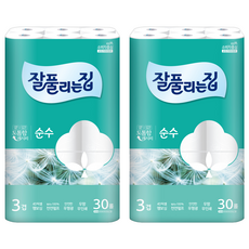 all'swell 3層純天然紙漿高級捲筒衛生紙, 28m, 30入, 2個