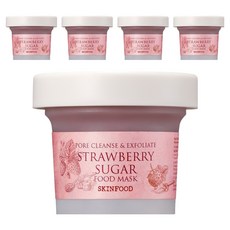 스킨푸드 딸기슈가 푸드 마스크 120g, 1개입, 5개