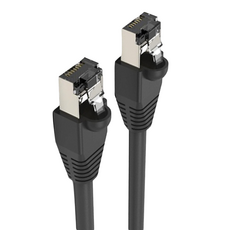 POLYWELL 寶利威爾 CAT5e STP 高速網路屏蔽線 1000Base-T 千兆網路線 PW15-W48-D384, 3m, 黑色, 1條
