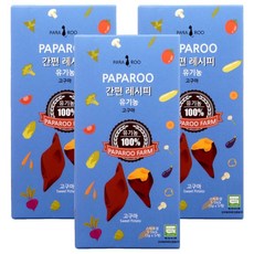 PAPAROO 輔食蔬菜粉, 地瓜, 3盒, 15g