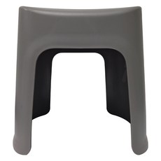 SHIMOYAMA 家用PP塑膠小凳子 L, 灰色, 1個